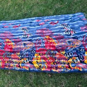 splendid multicolor pareo for a touch of elegance on the beach